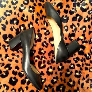 Cole Haan Round Toe Block Heel Pumps